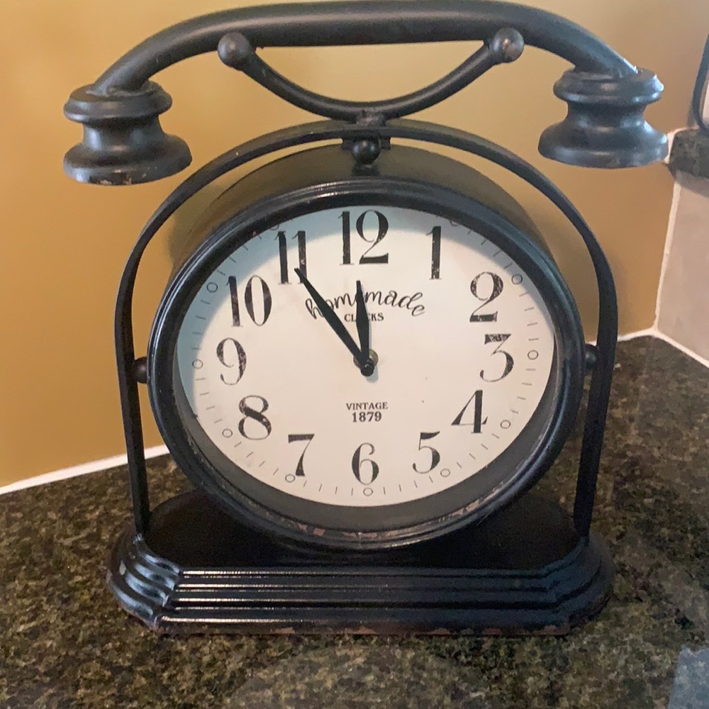 Iron clock